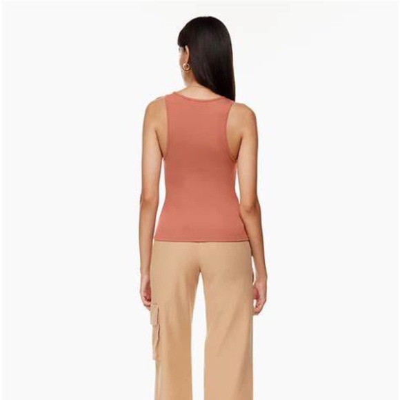 BNWOT⎜Aritzia Wilfred Free⎜KEY GO-TO TANK⎜WHITE - Picture 2 of 11